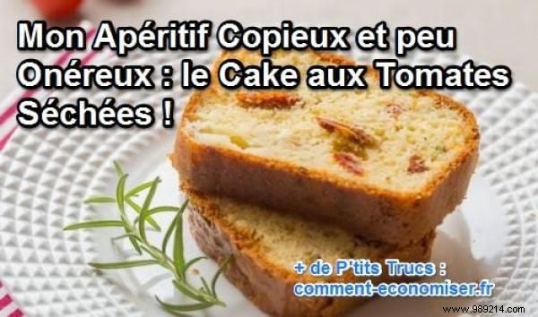 Easy Budget-Friendly Sun-Dried Tomato Savory Cake: Perfect Aperitif Recipe