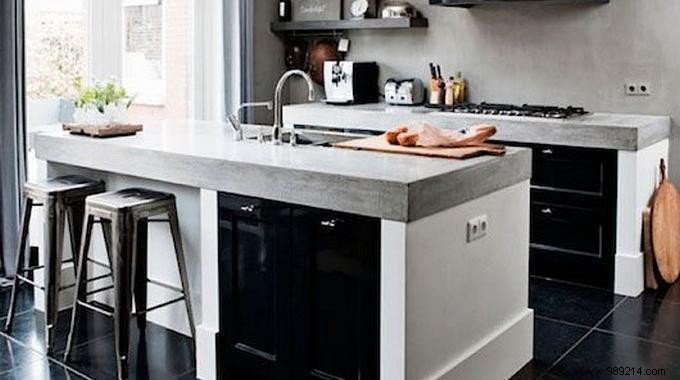 36 Stunning Minimalist Concrete Countertop Ideas for Modern Kitchens