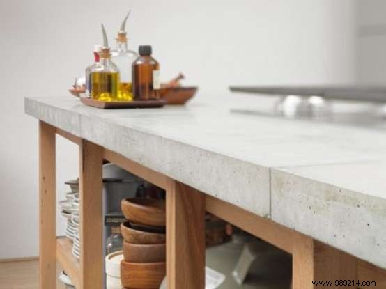36 Stunning Minimalist Concrete Countertop Ideas for Modern Kitchens