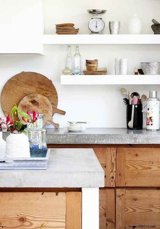 36 Stunning Minimalist Concrete Countertop Ideas for Modern Kitchens