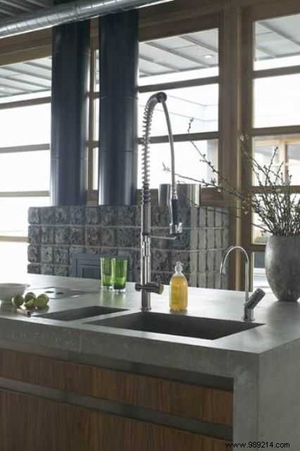 36 Stunning Minimalist Concrete Countertop Ideas for Modern Kitchens