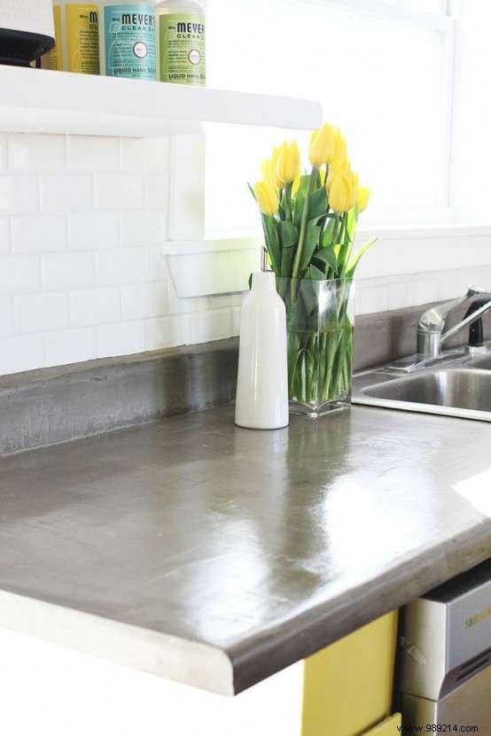 36 Stunning Minimalist Concrete Countertop Ideas for Modern Kitchens