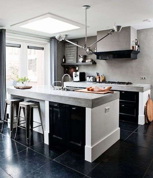 36 Stunning Minimalist Concrete Countertop Ideas for Modern Kitchens