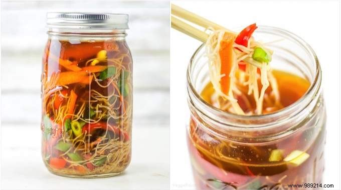 Quick 20-Minute Vegan Vietnamese Pho Soup in a Jar: Easy Recipe