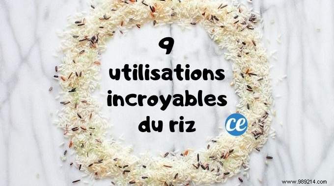 9 Ingenious Ways to Use Rice Around the Home