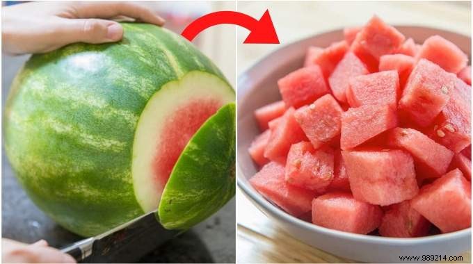 How to Cut a Watermelon into Perfect Cubes in Under 2 Minutes Like a Pro