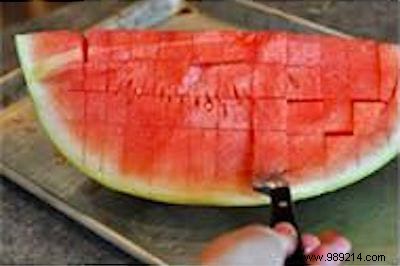 How to Cut a Watermelon into Perfect Cubes in Under 2 Minutes Like a Pro