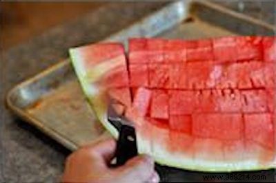 How to Cut a Watermelon into Perfect Cubes in Under 2 Minutes Like a Pro