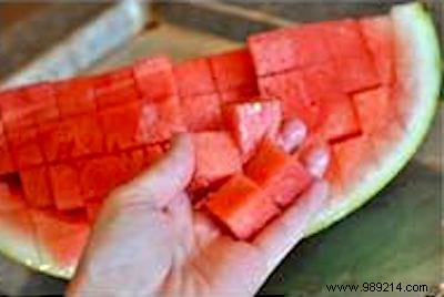 How to Cut a Watermelon into Perfect Cubes in Under 2 Minutes Like a Pro