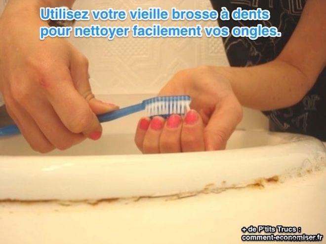 DIY Nail Brush Hack: Clean Dirty Nails with an Old Toothbrush