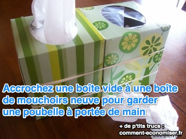 Simple Hack to Contain Tissues and Prevent Germ Spread During Cold or Flu