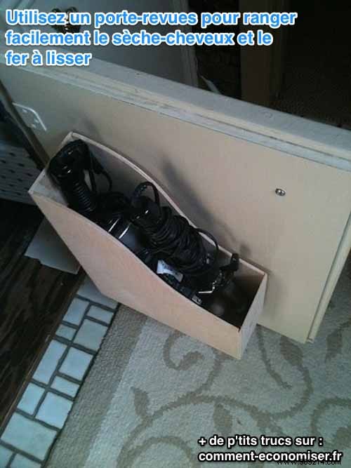 Smart Hack: Organize Your Hair Dryer and Straightener in a Clutter-Free Bathroom