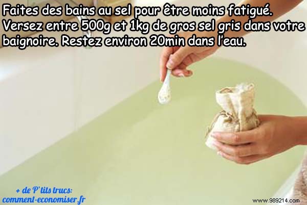 Beat Daily Fatigue Naturally: The Revitalizing Power of a Sea Salt Bath