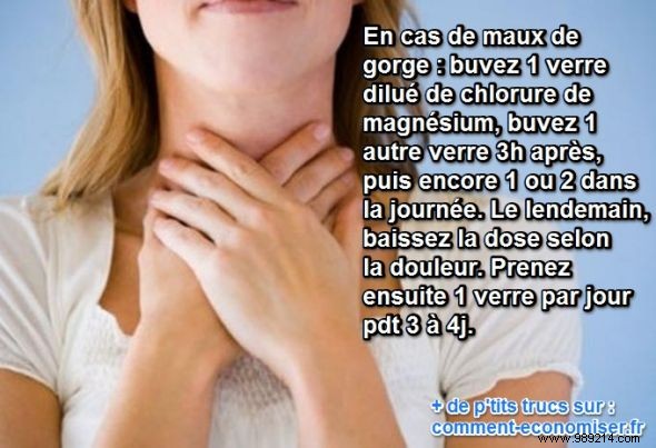 Proven Sore Throat Relief: Simple Magnesium Chloride Remedy