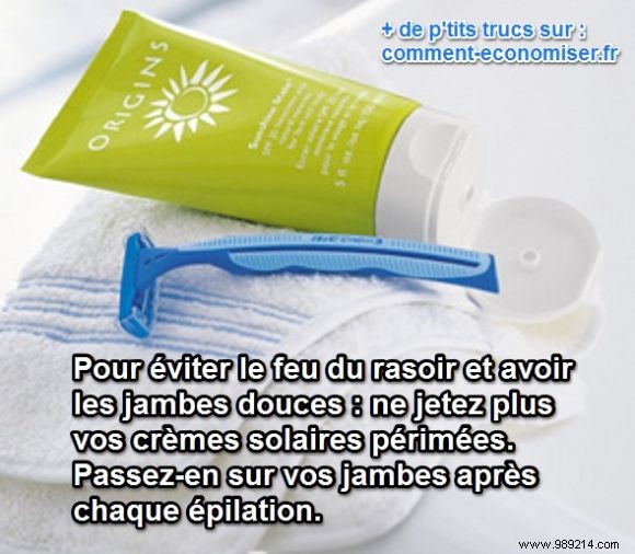 Repurpose Expired Sunscreen: Your Go-To Remedy for Razor Burn and Silky Smooth Legs