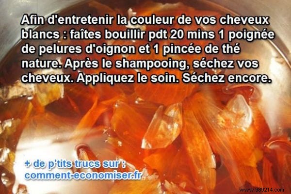 Natural Onion Peel Rinse: The Proven Way to Keep White Hair Vibrant and Shiny