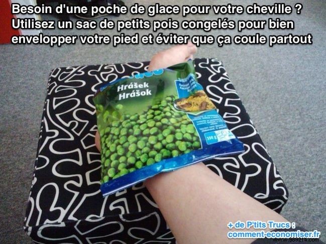 Effective Homemade Ice Pack for Swollen Ankles: The Frozen Peas Trick
