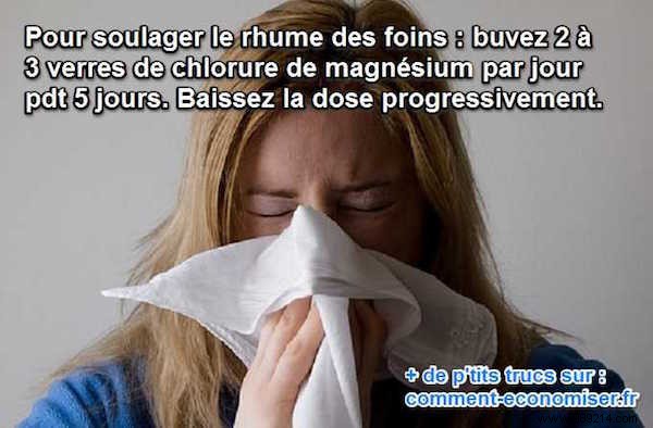 Natural Hay Fever Relief: Magnesium Chloride as an Effective Remedy