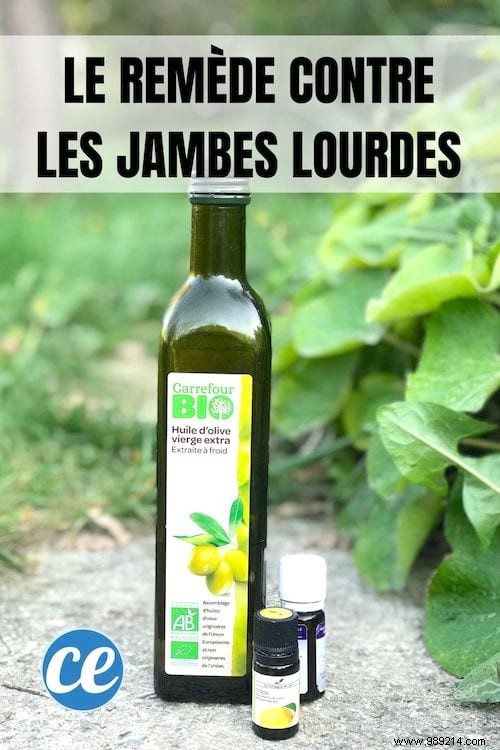 Natural Massage Oil Recipe to Relieve Heavy Legs