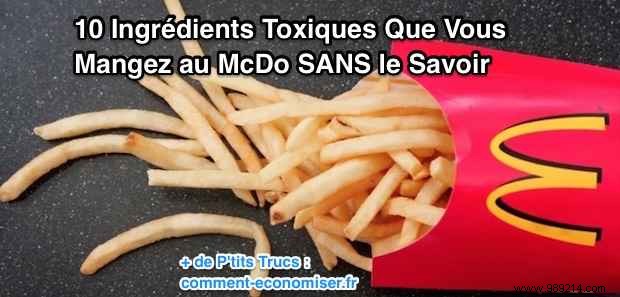 10 Potentially Harmful Additives in McDonald s Menu Items: Expert Insights