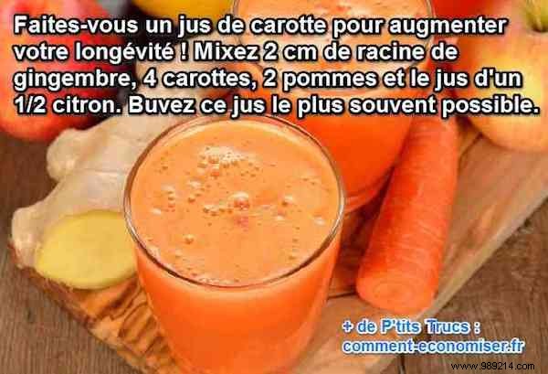 Boost Your Longevity with This Easy Homemade Carrot Juice Recipe