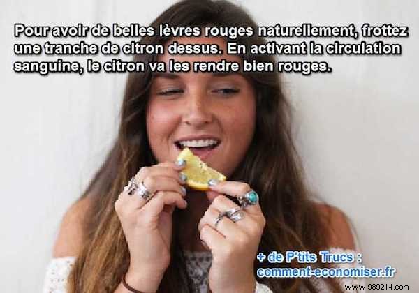 Unlock Natural Red Lips with Grandma s Simple Lemon Trick