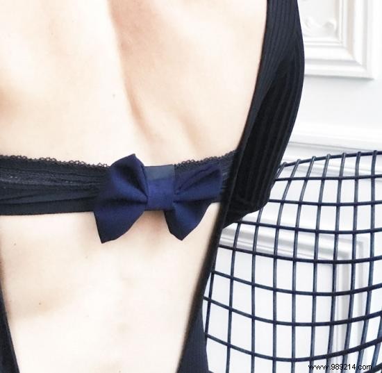 Chic Hack: Hide Your Bra Clasp on Backless Outfits with a Stylish French Bow