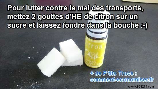 Grandma s Time-Tested Remedy for Motion Sickness: Lemon Essential Oil on Sugar