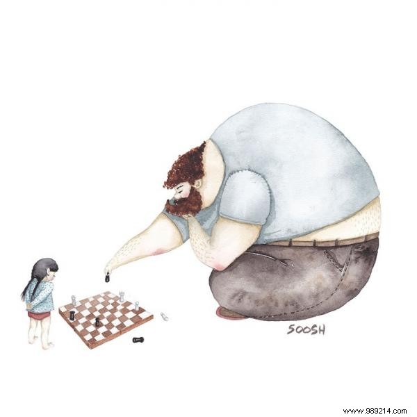 10 Heartwarming Illustrations Capturing the Unique Father-Daughter Bond