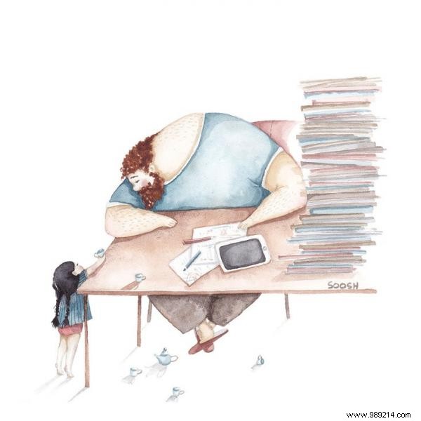10 Heartwarming Illustrations Capturing the Unique Father-Daughter Bond