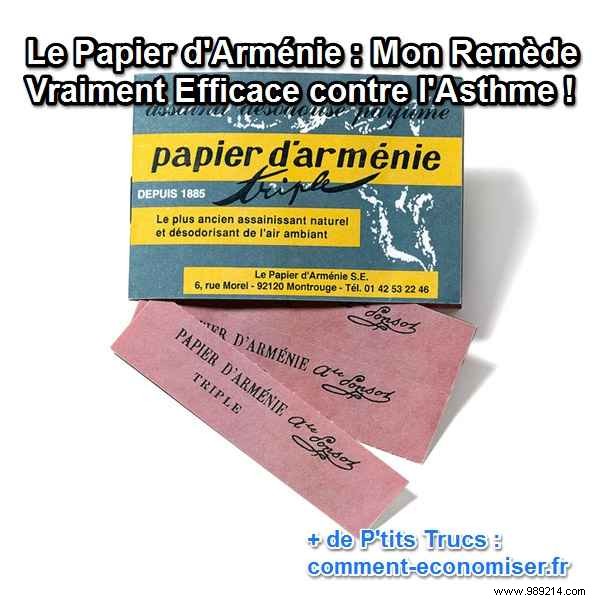 Armenian Paper: A Traditional Natural Aid for Asthma Relief and Home Purification