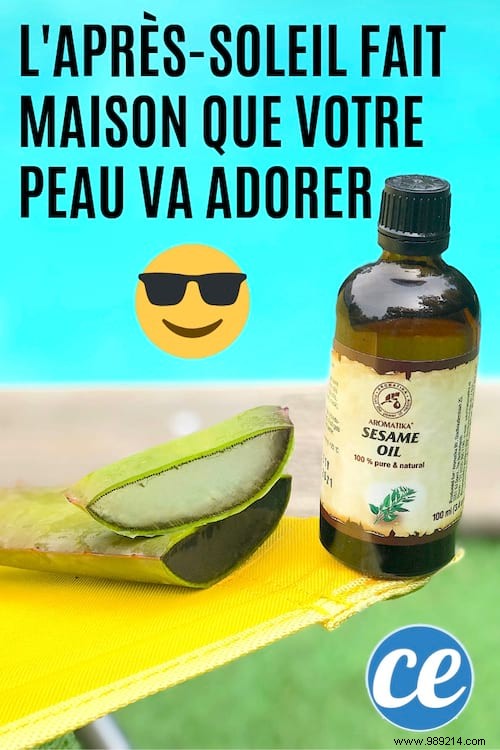 DIY After-Sun Gel: Simple Homemade Recipe with Aloe Vera and Sesame Oil