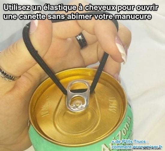 Protect Your Manicure: Open Cans Without Chipping Nails Using a Simple Rubber Band Trick