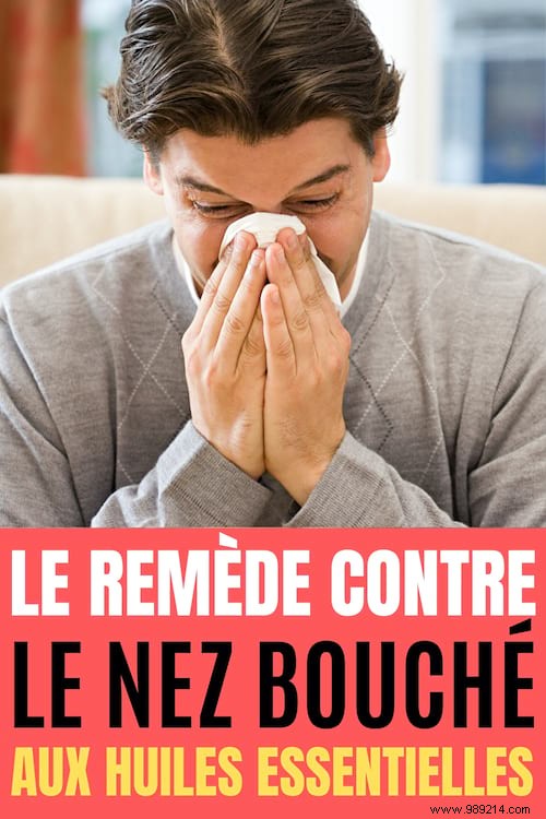 Natural Essential Oil Blend to Quickly Clear a Stuffy Nose