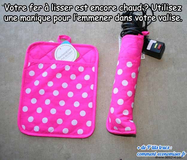 Genius Travel Hack: Safely Pack a Hot Hair Straightener in Your Suitcase