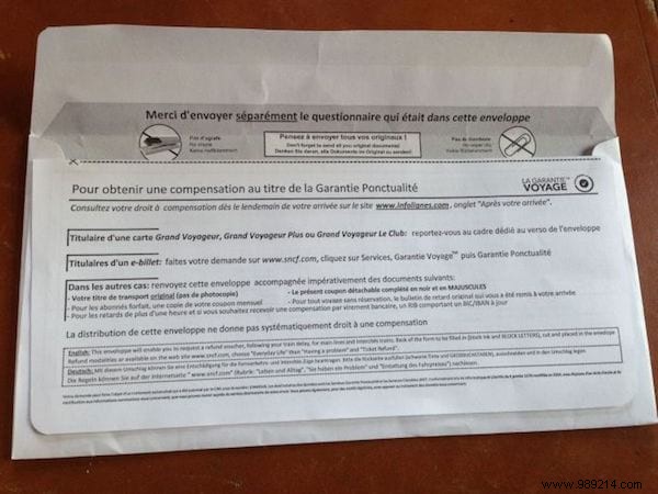 How to Claim SNCF TGV Delay Compensation: Step-by-Step Guide to Reimbursement in 15 Days