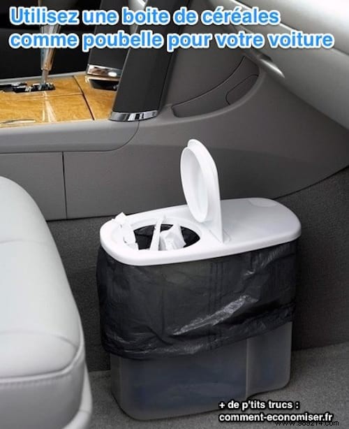 DIY Car Trash Bin: Repurpose a Cereal Box for Easy Cleanup