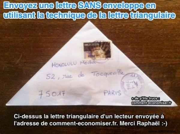 How to Send a Letter Without an Envelope: The WWII Triangular Fold Technique