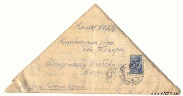 How to Send a Letter Without an Envelope: The WWII Triangular Fold Technique