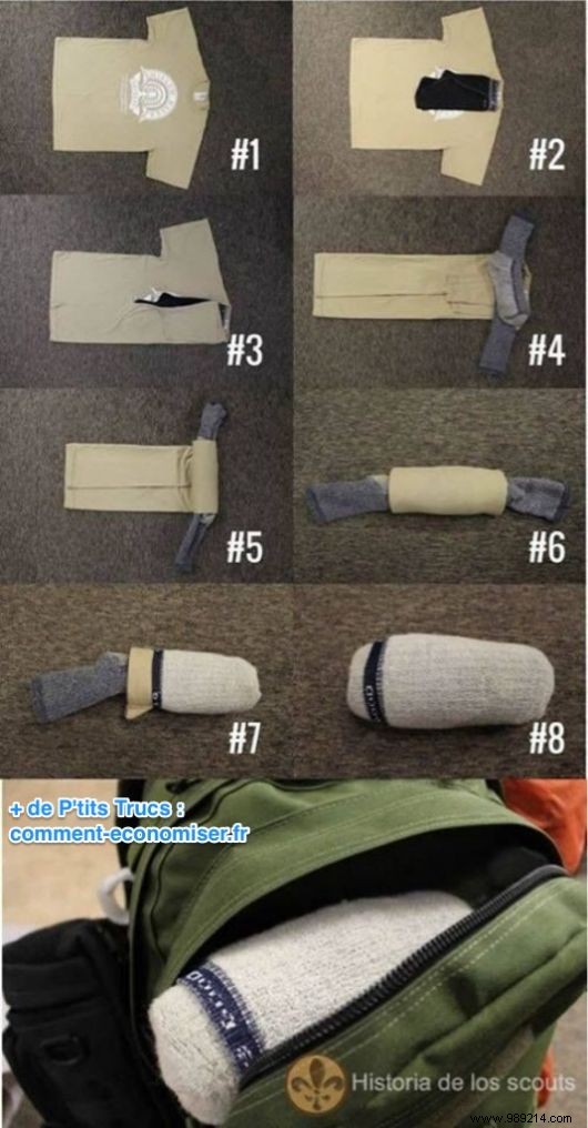 Scout-Approved Packing Hack: Bundle Essentials into One Pair of Socks