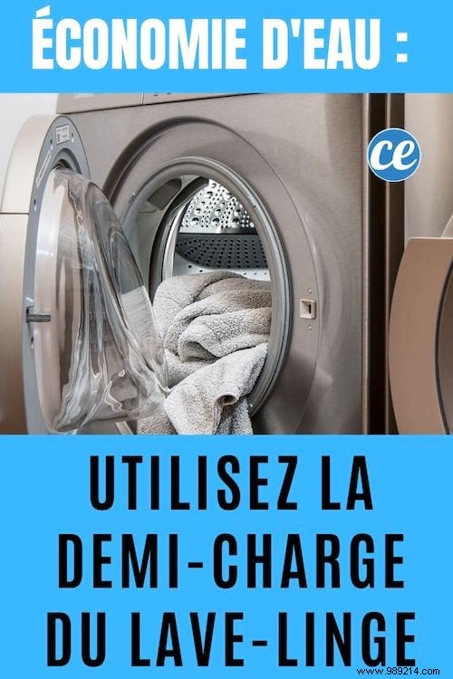 Save Water and Money: Use Your Washing Machine s Half Load Feature