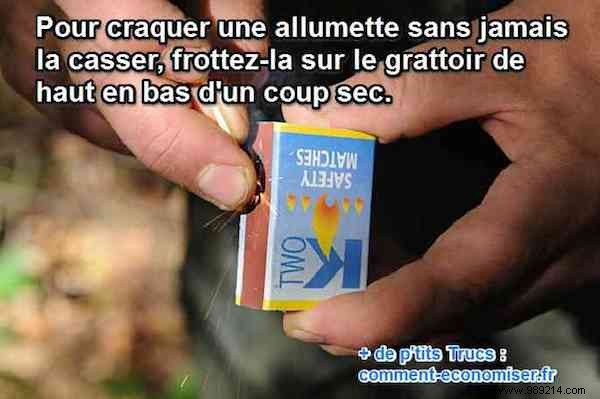 The Foolproof Trick to Strike a Match Without Breaking It