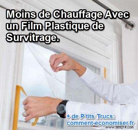 Cut Heating Costs with DIY Plastic Window Overglazing Film