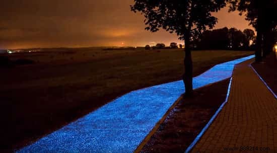 Poland Unveils Its First Solar-Powered Bike Path That Glows at Night