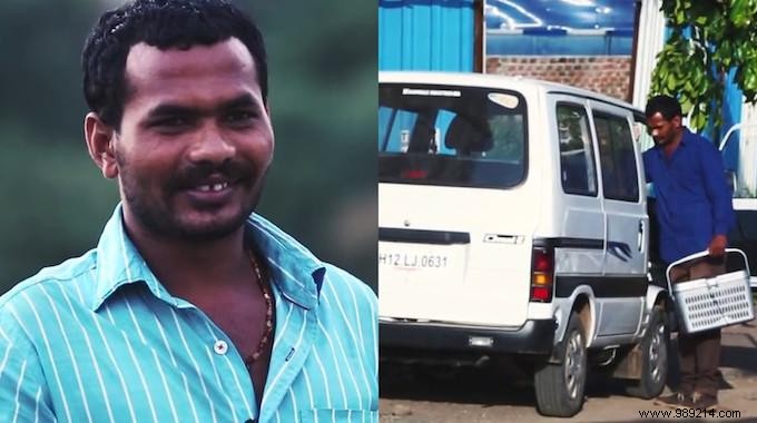 Man Saves for 10 Years to Build Dog Ambulance, Rescuing Abandoned Strays in Pune, India