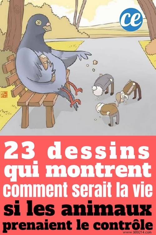 23 Thought-Provoking Drawings: What If Animals Turned the Tables on Humans?