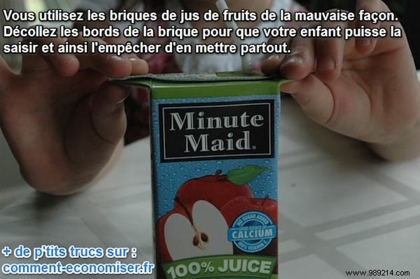 Genius Parent Hack: Hold Small Juice Boxes Mess-Free Every Time