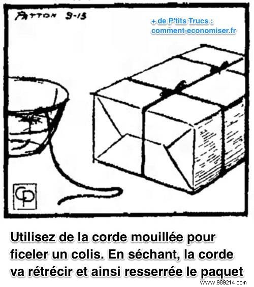 Expert Tip: Secure Your Parcel with Wet Rope to Prevent It from Opening in Transit