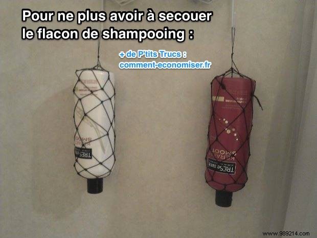 Simple Shower Hack: Never Shake Your Shampoo Bottle Again