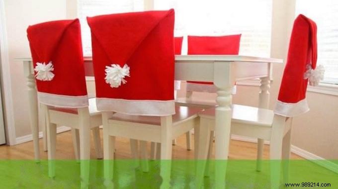 DIY Santa Hat Chair Covers: Easy Festive Christmas Tutorial for Beginners